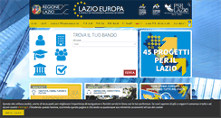 Desktop Screenshot of lazioeuropa.it