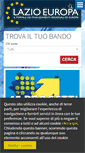 Mobile Screenshot of lazioeuropa.it